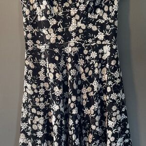 NWT VOODOO VIXON New Floral Embroidery Chiffon Flutter Sleeve Flare Dress XS